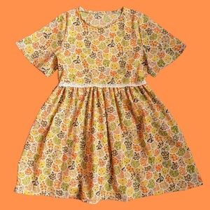 Handmade, Upcycled Vintage 1960's Adorable Dress Size M